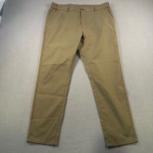 Jack Archer Jetsetter Pants Mens 35x30 Olive Green Technical Straight Leg Chino